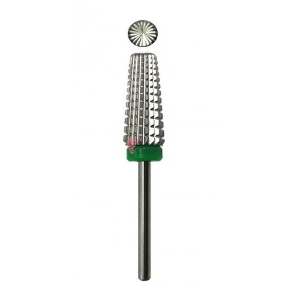 Cap de freza electrica carbid Nr. T004 Tungsten Conic medie-gronjoasa cu 2 sensuri